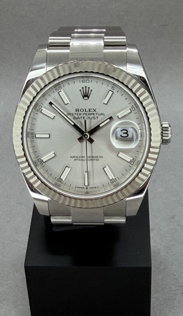 Rolex Datejust 41 Sølv skive