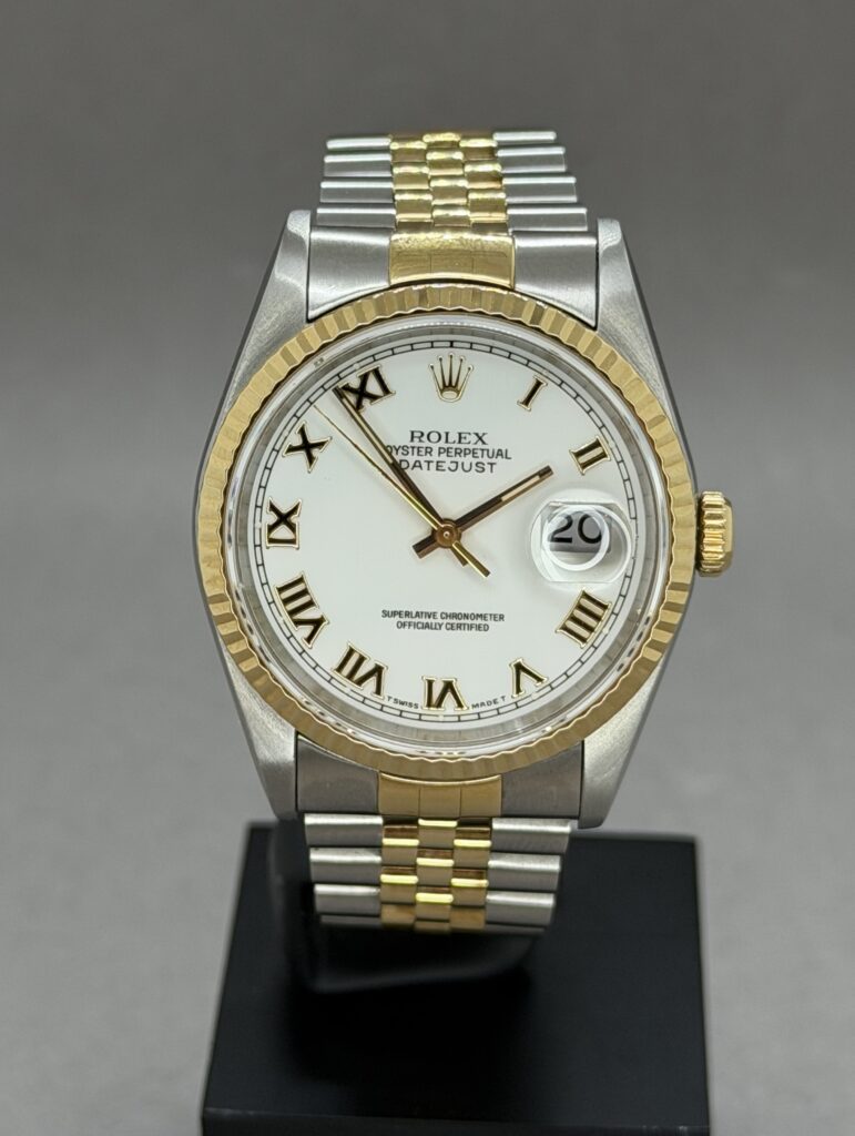 Datejust 36 mm Hvid romer.