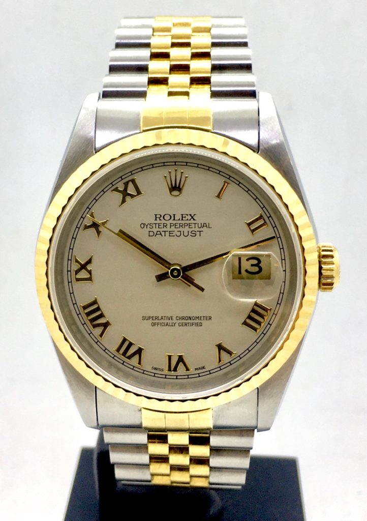 Datejust 36 mm Hvid romer.