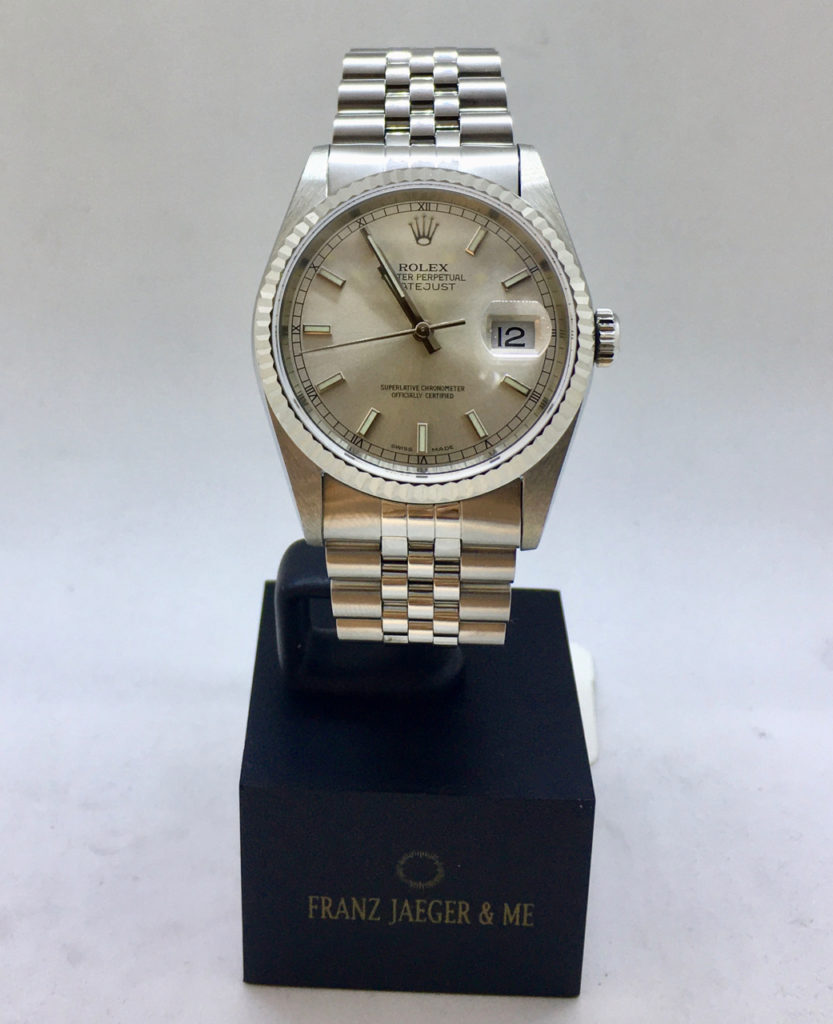Datejust 36 m. hvidgukdkrans