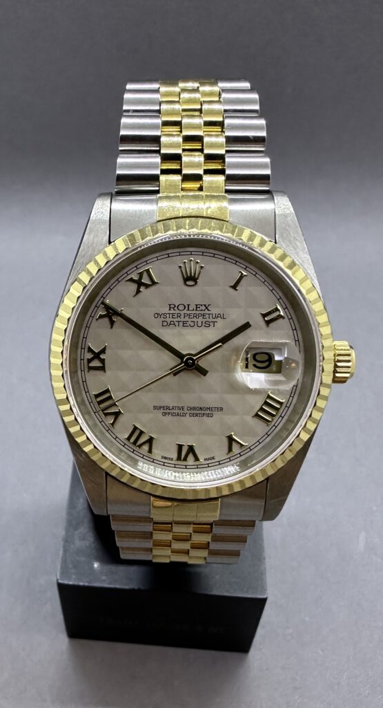 Rolex Datejust 36 mm Pyramide skive