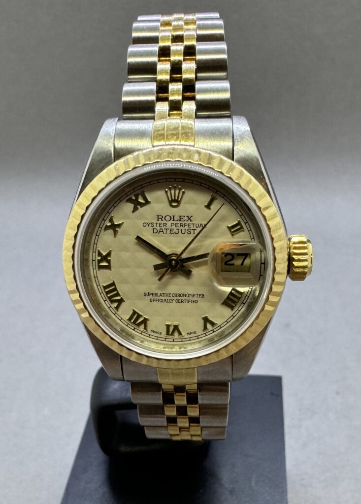 Lady Datejust 26 mm Pyramide skive