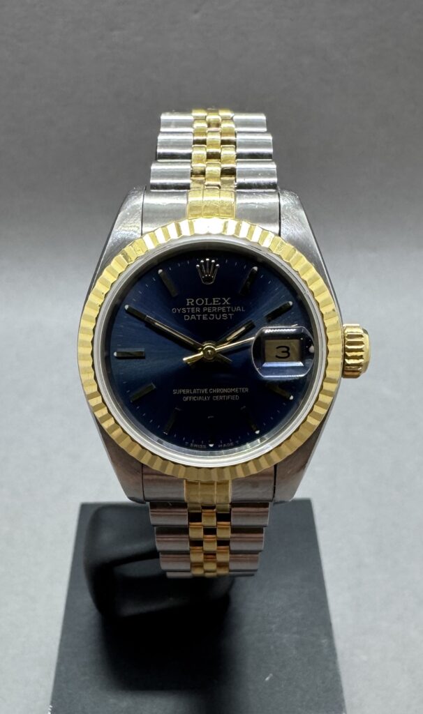 Lady Datejust 26 mm Blå skive