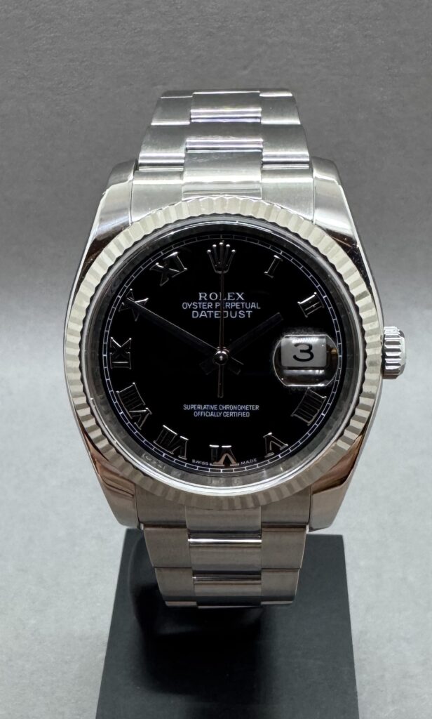 Datejust 36 mm oyster lænke , sort skive