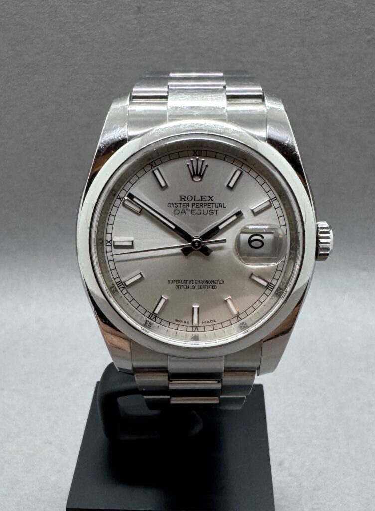 Datejust 36mm Sølv skive.