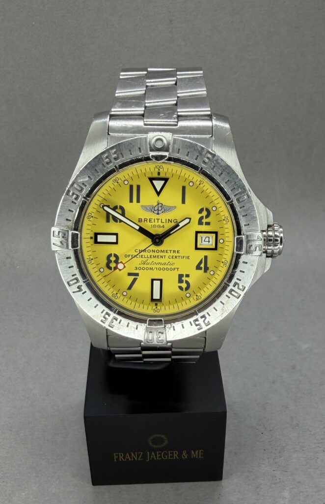 Breitling Avenger Seawolf Gul skive
